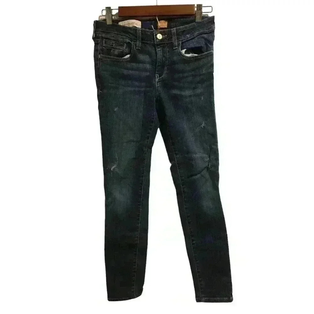 P7023 pilcro and a letter press medium wash skinny jeans size 27in